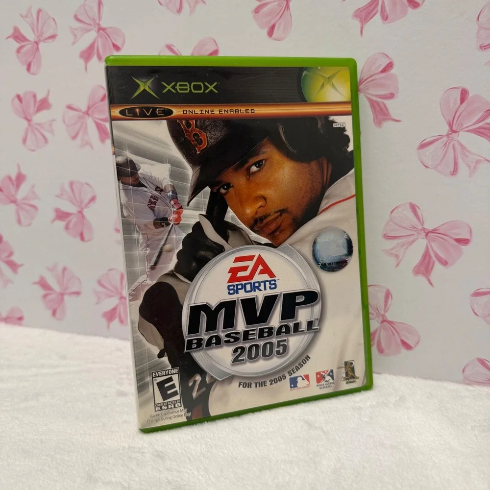 XBOX EA SPORTS‎ MVP BASEBALL 2005 VIDEO GAME DISC AND CASE